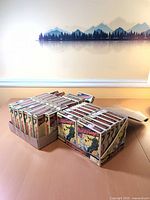 Stack of boxed paratrooper toys in display carton