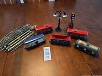 Full lot overview showing all cars, accessories and track