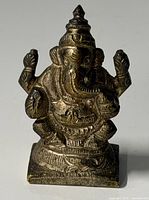 Front view of Ganesha figure showing details