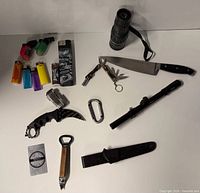 Entire lot laid out showing all items