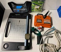 Group shot showing all items laid out together