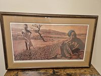 Full view of framed print Confidence in Doubt