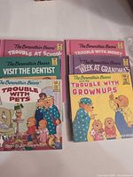 Front view of all six Berenstain Bears hardcover books