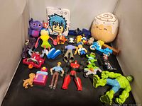 Group shot showing entire assortment laid out