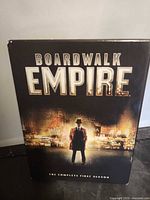 Front of slipcase showing Boardwalk Empire The Complete First Season graphics