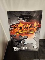 Front view of Insanity workout folio case