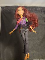 Full view of doll showing outfit and hair