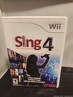 Front view of Wii game case showing title and artwork
