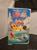 Front view of VHS clamshell with cover art and price sticker