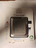 Front of sealed TYLT Smart Charger package