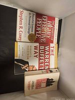 Front covers of three paperback books