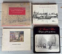 Group shot of all four Toronto history books