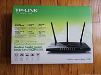 Front of TP-Link Archer C1200 retail box