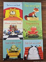 Front covers of all six Usborne Phonics Readers