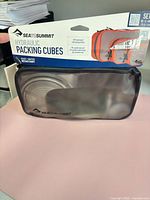 Front view of packaged Sea to Summit Hydraulic Packing Cubes