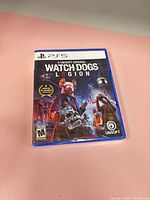 Front view of sealed Watch Dogs Legion PS5 game case