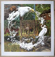 Full view of Bev Doolittle "Sacred Circle" print
