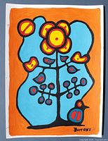 Front view of Karl Burrows painting showing entire composition