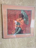 Overall view of framed Culshaw print on wall