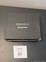 Closed black SprezzaBox Esquire edition box