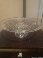 Top view showing starburst pattern and clear glass surface