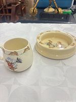 Bunnykins mug and bowl side by side