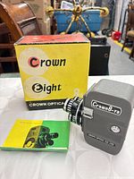 Camera, box and manual grouped