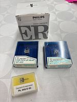 All three stylus cases and Philips box overview