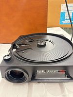 Front view showing Kodak Carousel 750H badge and projection lens