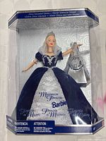 Front view of boxed Millennium Princess Barbie