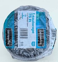 Factory-sealed roll of CerroWire 75 ft 16/2 landscape low-voltage cable