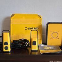Entire kit: power bank, LED lights, USB cable, pouch