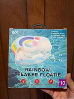 Front of retail box showing product image and features