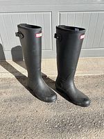 Full view of both boots side profile