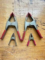 All four clamps, two large and two small
