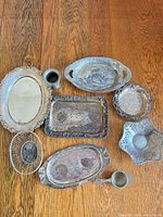 All eight items grouped on wood surface