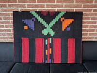 Full rug front view showing entire pattern