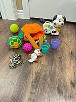 Group shot showing all nine items