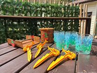 Entire lot arranged on table
