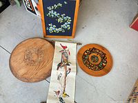 Group view of all four wall-decor items