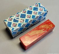 stone seal with patterned box