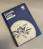 Front cover showing title, maple-leaf cent design