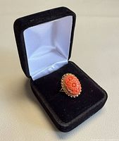 Ring in presentation box showing overall appearance