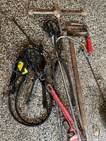 Group view of all tools laid out on floor