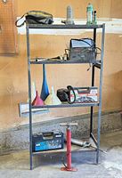 Full view of shelf and contents