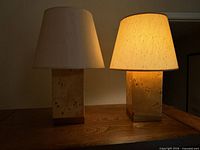 Both lamps side by side showing overall appearance