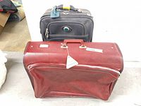 front view of both luggage pieces