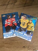 Front view of both Upper Deck Compadres Series One cards