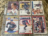 All six Mark Messier hockey cards in protective sleeve