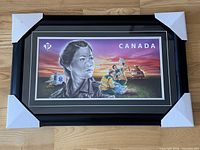 Framed Canada Post Emergency Responders Paramedics limited edition print with protective corners